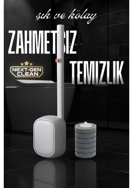 Tuvalet Fırçası -Yeni Nasel Banyo Fırçası, Klozet & Hijyenik Fırçası, Wc Fırça, Çok Amaçlı fiyatları