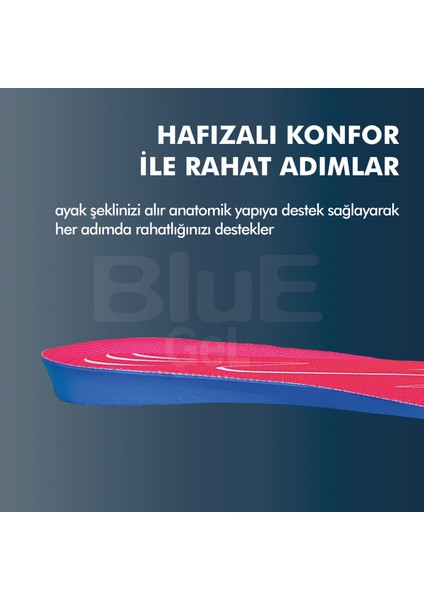 BG186 | Yumuşak Memory Foam, Hafızalı Darbe Emici, Ortopedik Konfor, Sneaker İçin İç Tabanlık indirimleri