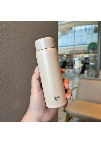 Tyeso Cep Mini Termos Su Şişesi 150ML Sevimli Küçük Paslanmaz Çelik Tumbler Cup Taşınabilir Termal Yalıtım Kahve Su Kupa Cupcapacity: 150ML/RENK: Mor (Yurt Dışından)