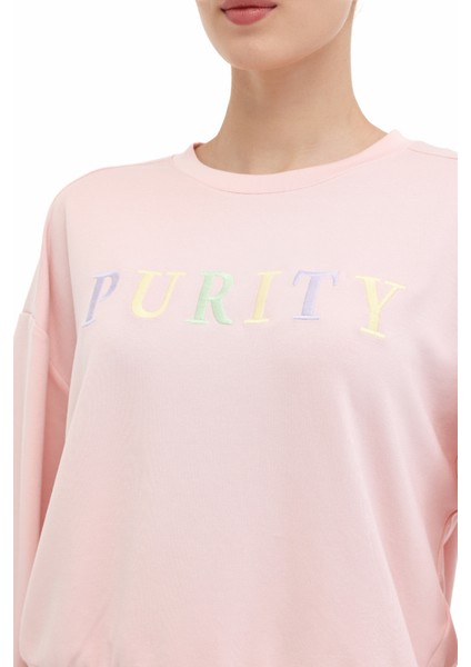 Wl Kunt Yog1-10 5pr Pembe Kadın Sweatshirt