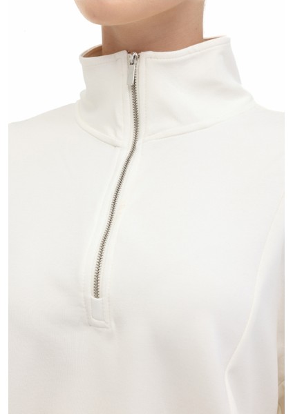 Wl Denıl Yog1-9 5pr Ekru Kadın Sweatshirt