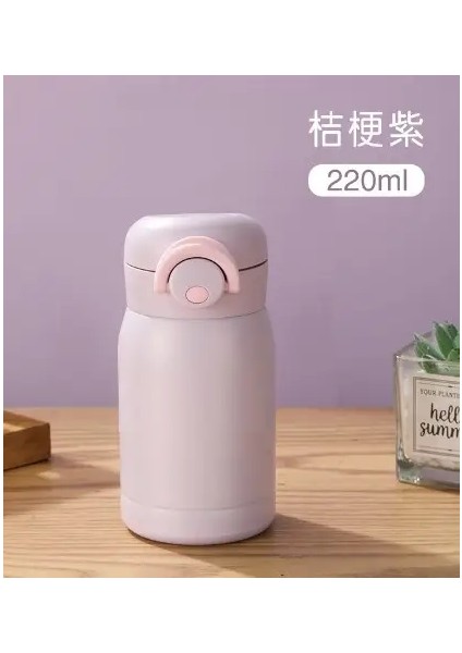 Mini Termos Kupası 200ML/350ML Cep Kupası Paslanmaz Çelik Taşınabilir Cep Termal Su Şişesi Açık Mekan Kampı Drinkwarecolor: 220ML (Yurt Dışından)