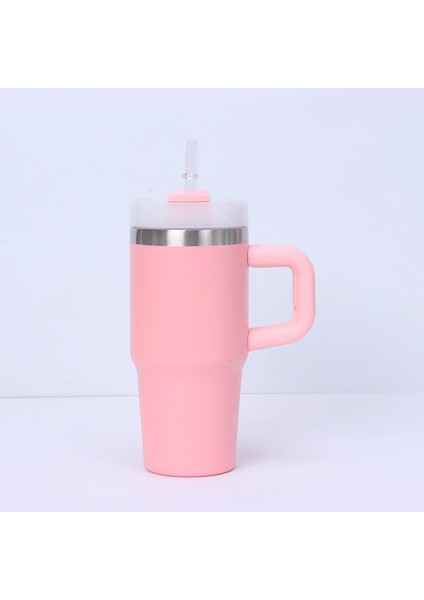 14OZ Mini Paslanmaz Çelik Tumbler Yalıtım Kahve Kahve Kahve Kahve Kahve Kahve Kahve Kupası Hediyeler Için Samanlı Vakum Şişeleri Şişe Kupa Kapasite: 14OZ/RENK: Gül Kırmızısı (Yurt Dışından)