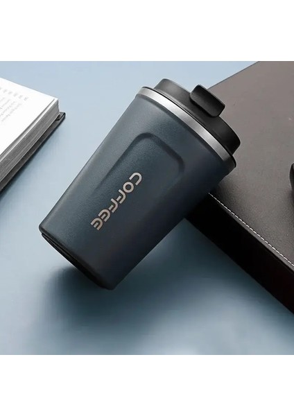 380/510ML Paslanmaz Çelik Kahve Kupa Suyu Şişeler Soğuk ve Isı Termal Kupa Tumbler Termo Şişe Vakum Flaskcapacity: 380ML/RENK: Gri (Yurt Dışından)