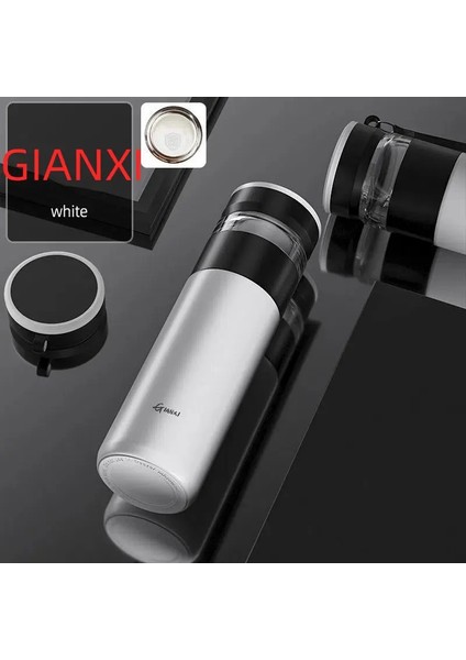 Gianxi Taşınabilir 500ML Siyah Su Şişesi Ev Paslanmaz Çelik Termos Şişe Içecek Ürünleri Vakum Şenlikleri Kahve Cupcapacity Filtreleme: 500ML/RENK: 316 Siyah (Yurt Dışından)