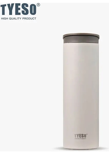 Tyeso Vakum Şenlikler Paslanmaz Çelik Termos Sızdırmaz Doğrudan Içecek Su Şişesi Soğuk ve Sıcak Termal Taşınabilir Kahve Kupa Kapasite: 500ML/RENK: Işık Khaki (Yurt Dışından)