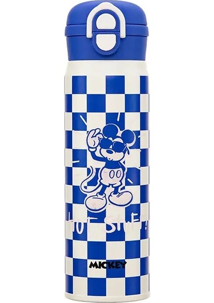480ML Yalıtımlı Su Şişesi Sanrio Hello Kitty Paslanmaz Çelik Termos Kupası Kawaii Disney Termal Flask Çocuk Seyahat Tumbler Kapasitesi: 480ML/RENK: Mickey (Yurt Dışından)