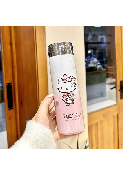 Sanrio Kuromi Çocuk Erkek Kız Öğrencisi Okula Git Vakum Şişesi Paslanmaz Çelik Su Şişesi Doğrudan Içme Termos Cupcapacity: 320ML/RENK: C (Yurt Dışından)