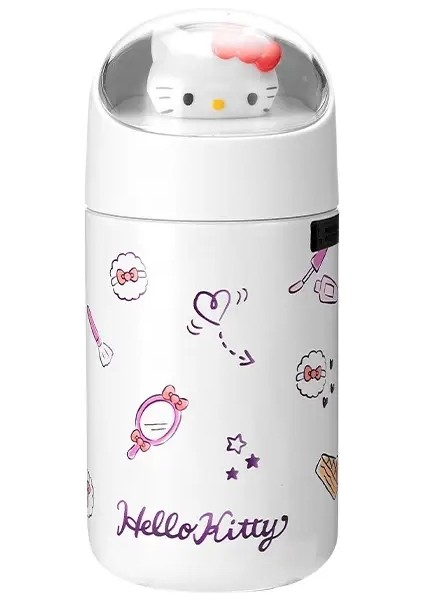 Mini Cep Sanrio Termos Su Kupası Taşınabilir Paslanmaz Çelik Su Kupası Sevimli Karikatür Tasarım Kupa Ilginç Açık Okulu Kullanıcı: 280ML/RENK: Kitty (Yurt Dışından)