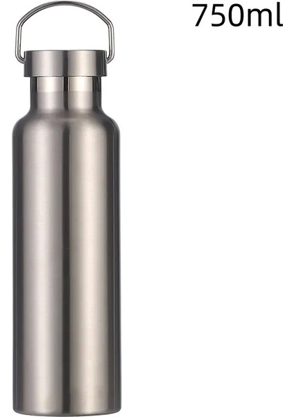 Paslanmaz Çelik Termos Su Şişesi Sızdıran Çift Duvar Büyük Kapasiteli Bisiklet Kapasitesi Için Geniş Ağız Spor Şişeleri: 350-1000ML/RENK: 750ML (Yurt Dışından)