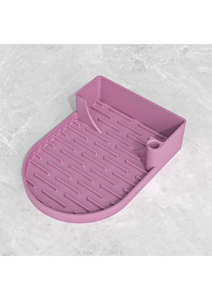 Yüksek Kaliteli Dak Kuru Mağaza Rafı Rafı Dak Kurutma Istasyonu, Dakları Temizleme ve Depolama Su Dağı Tutucu Renk: Mor (Yurt Dışından)