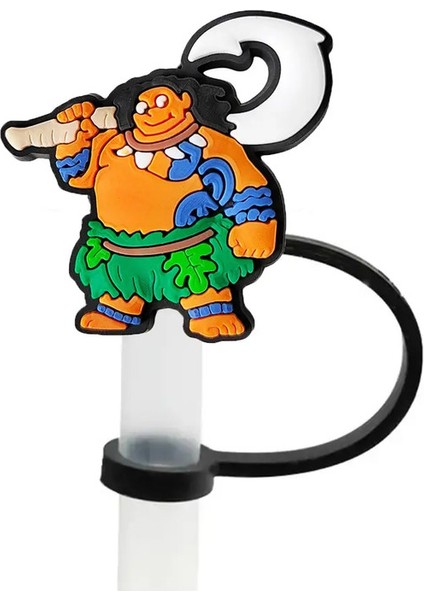 Sıcak Oyuncaklar Disney Moana Saman Kapak Kapağı 10MM Içecek Saman Fişi Yeniden Kullanılabilir Sıçrama Geçirmez Içme Fit Fincan Saman Kapağı Cazibeleri Coundcolor: 7 (Yurt Dışından)