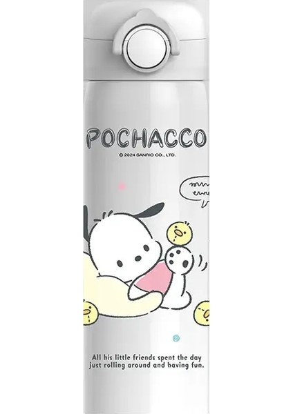500ML Sanrio Kuromi Paslanmaz Çelik Su Şişesi Doğrudan Içme Termal Vakum Yalıtımlı Kupa Kadınlar Termos Taşınabilir Öğrenci Kapasitesi: 500ML/RENK: E (Yurt Dışından)