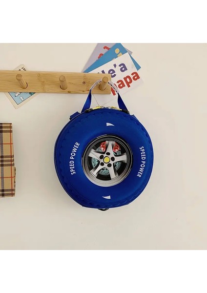 Güzel çocuklar küçük sırt çantası 3d araba lastik çocukları okul çantası eva tekerlek anaokulu çanta yaş 3-5 erkek kız çocuk kawaii okul bagcolor: Blue (Yurt Dışından)