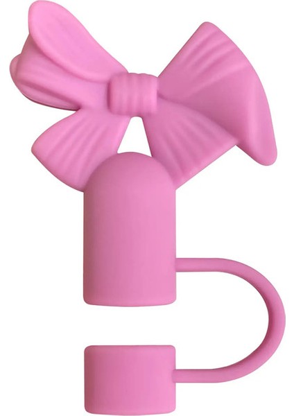 10MM Sevimli Silikon Saman 3D Yay Saman Kapağı Sızdırmazlık Kılavuzu Tumbler Cup Için Yeniden Kullanılabilir Toz Geçirmez Dökülme Koşullu Fiş Renk: A1 (Yurt Dışından)