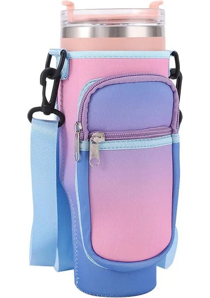 Omuz Askısı Su Şişesi Tutucu Torbası Ayarlanabilir Çok Cepli Su Dağı Torbaları 40 Oz Fincan Için Telefon Cebi Kaymaz: 4 (Yurt Dışından)