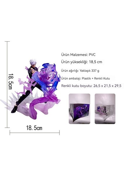 Gojo Aydınlanma Büyüsü Dönüş Savaş Figürü Hediye Verme Sanal Stil Büyüsü Dönüş Savaş Anime Figür Modeli (Yurt Dışından) modelleri