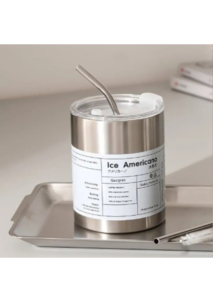 Paslanmaz Çelik Amerikan Yalıtımlı Kahve Kahve Kahve Kahve Termal Sızıntılı Su Şişesi Kapak Kupası Çift Katmanlı Yalıtımlı Termos Cupcapacity: 400ML-600ML/RENK: 04 (Yurt Dışından)