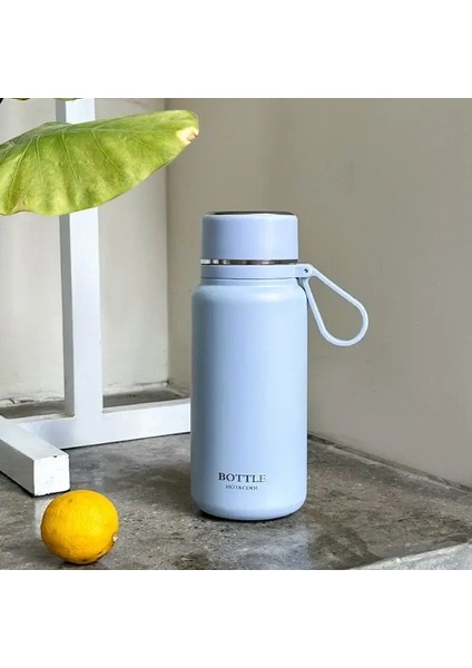 Yeni 316 Paslanmaz Çelik Çay Kupası Basit Büyük Kapasiteli Termos Kupası Çay Su Ayrışma Kupası Yüksek Görünüm Seviye Portablecapity: 850ML/RENK: Mavi (Yurt Dışından)