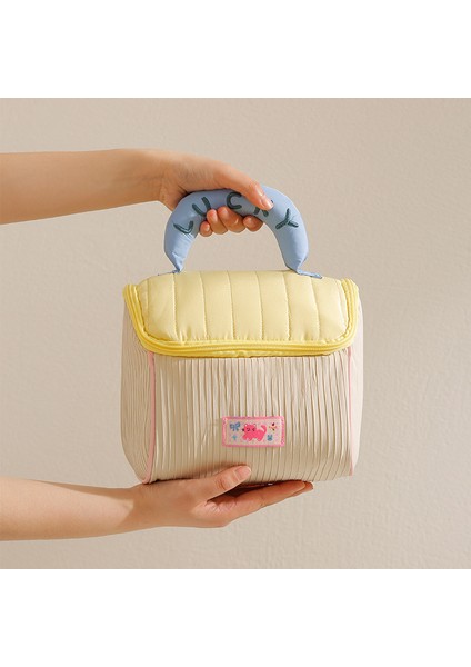 Büyük Kapasiteli Ev Çantası Taşınabilir El Kozmetik Çantası (Yurt Dışından)