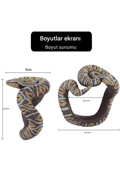 Çocuk Oyuncak Bileziği El Boyaması Simülasyon Yılan Şekli Havalı Piton Giyilebilir Dekorasyon (Yurt Dışından) fırsatları