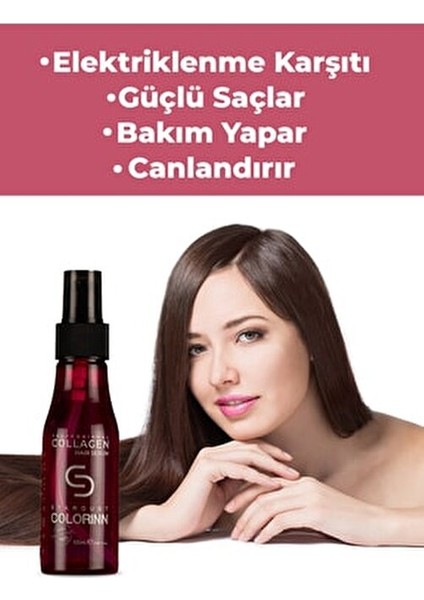 Saç Serumu Kolajen İçerikli Canlandırıcı Etki 100 ml Tüm Saç Tipleri İçin fırsatları