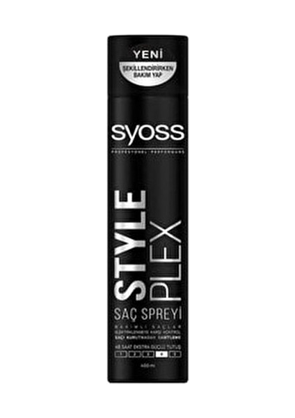 Style Plex Kabarma Önleyici Saç Spreyi 400 ml Elektriklenmeyi Kontrol Eder fiyatları