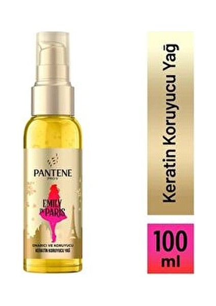 Keratin Koruyucu Saç Yağı Lüks Formül 100 ml Sağlıklı ve Parlak Saçlar İçin