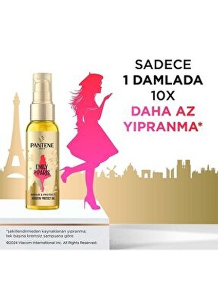 Keratin Koruyucu Saç Yağı Lüks Formül 100 ml Sağlıklı ve Parlak Saçlar İçin