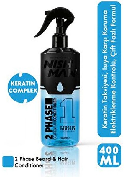 Çift Fazlı Saç ve Sakal Conditioner Keratin İçerikli 400 ml Parlaklık ve Pürüzsüzlük fiyatları