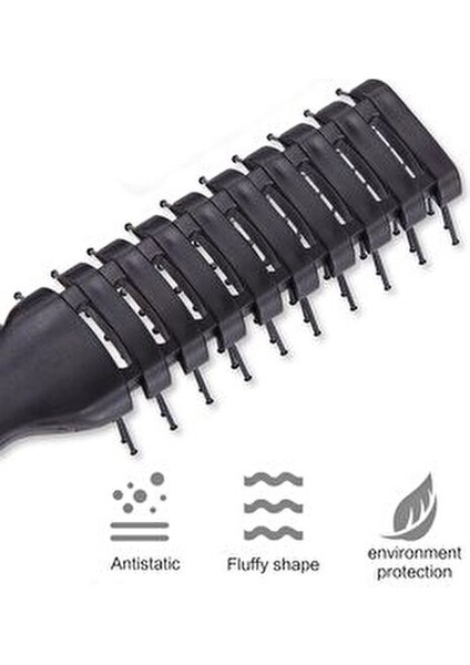 Havalandırmalı Dolaşık Saç Tarağı Tüm Saç Tipleri İçin 1 Adet Plastik