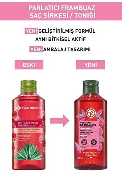 Parlaklık Veren Saç Sirkesi 400 ml Çiçekli Koku ve Doğal İçerik