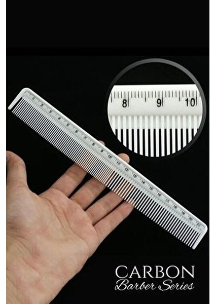 Berber Kuaför Saç Kesim Tarağı Isıya Dayanıklı Karbon 720587 Tüm Saç Tipleri İçin