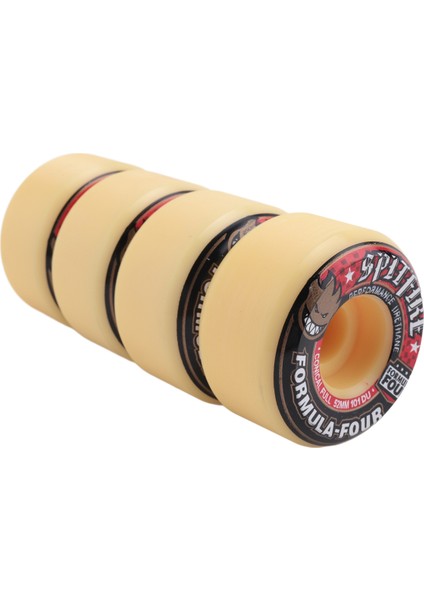 Spitfire Wheels Sokak Fırçalama Tekerleği Dans Tahtası Tekerleği Spitfire 52MM 101DURO Kaykay Tekerleği, 52MM 101DURO Siyah+Kırmızı (Yurt Dışından) modelleri