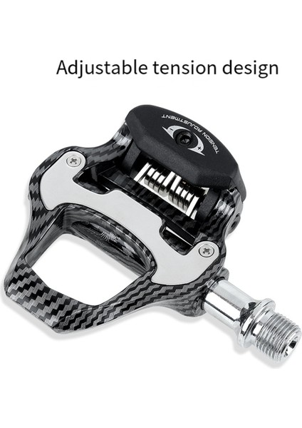 Racework Ultra Hafif Yol Bisikleti Klipssiz Pedalları Look Sistemleri Kilitli Pedallar Için Sızdırmaz Rulmanlı Karbon Fiber Düz Desen (Yurt Dışından) modelleri