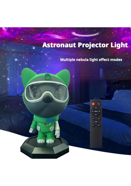 Bebek Odası Yıldız Gece Lambası Çocuklar Için Köpek Uzay Astronot Projektörü Yıldızlı Bulutsu Galaksi Işığı Aurora Tavan LED Lambası (Yurt Dışından) fiyatları