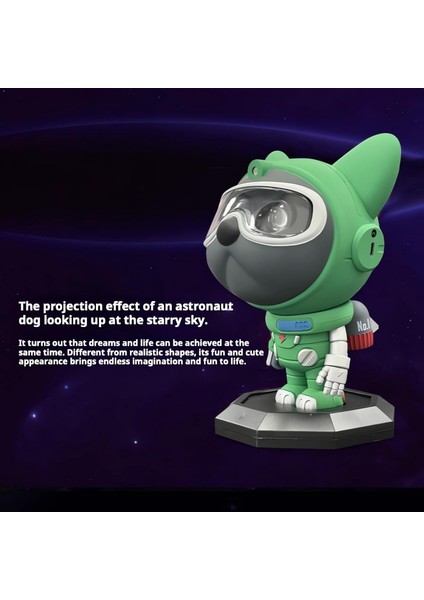 Bebek Odası Yıldız Gece Lambası Çocuklar Için Köpek Uzay Astronot Projektörü Yıldızlı Bulutsu Galaksi Işığı Aurora Tavan LED Lambası (Yurt Dışından) indirimleri
