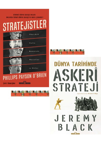 Stratejistler: Churchill,stalin,roosevelt,mussolini ve Hitler- Dünya Tarihinde Askeri Strateji(2ktp)
