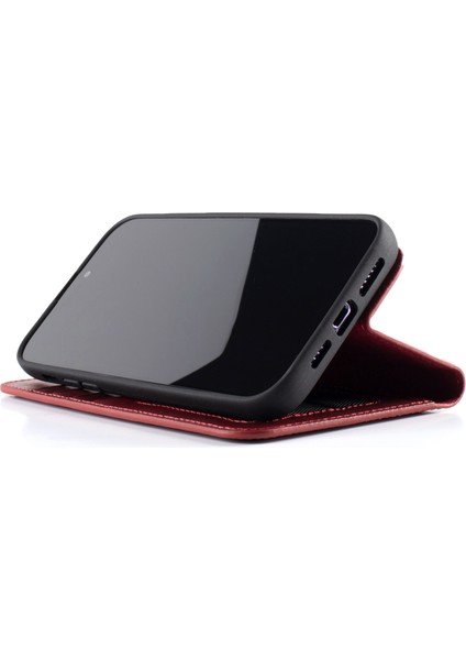 Magic Case iPhone 16 Pro Magenta Deri Telefon Kılıfı modelleri