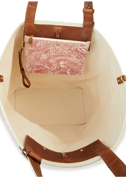 Ekru Pembe Kadın Alışveriş Çantası indirimleri