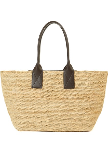 Naturel Kadın Rafya Plaj Çantası fırsatları