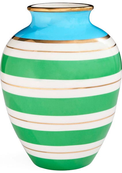 Portofino Mavi Seramik Vazo