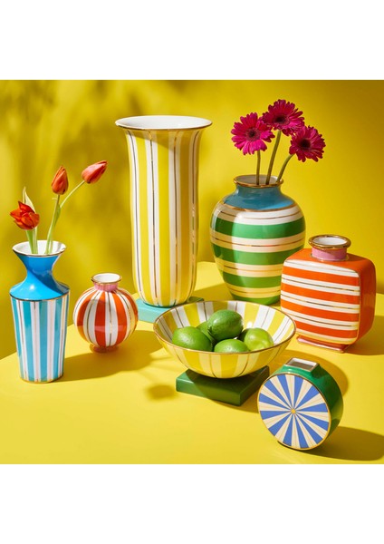 Portofino Mavi Seramik Vazo fiyatları