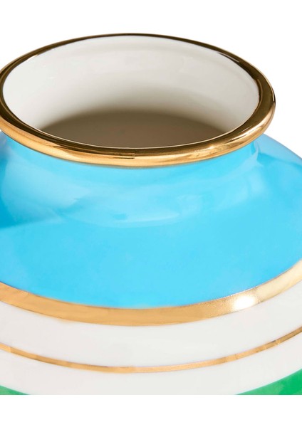 Portofino Mavi Seramik Vazo indirimleri