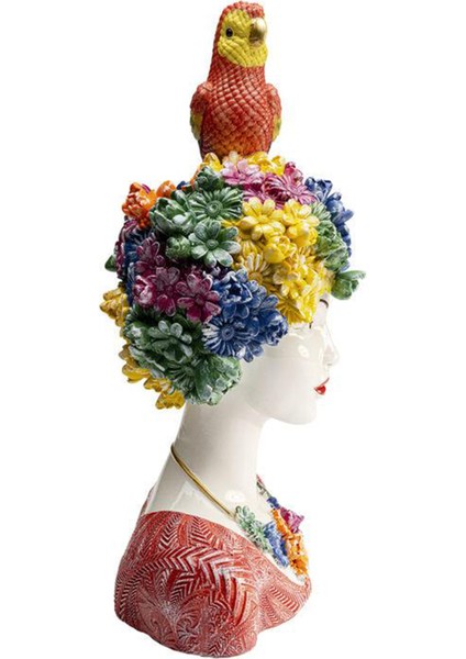 Deco Figurine Flower Girl Reçine Dekoratif Biblo 28 cm modelleri