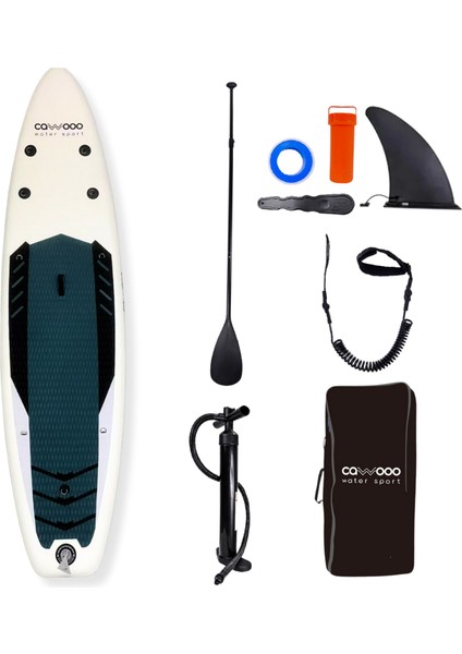 Stand Up Paddle Board Koyu Yeşil Sup Şişme Sörf Tahtası
