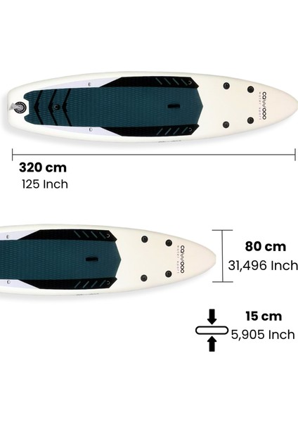 Stand Up Paddle Board Koyu Yeşil Sup Şişme Sörf Tahtası fiyatları