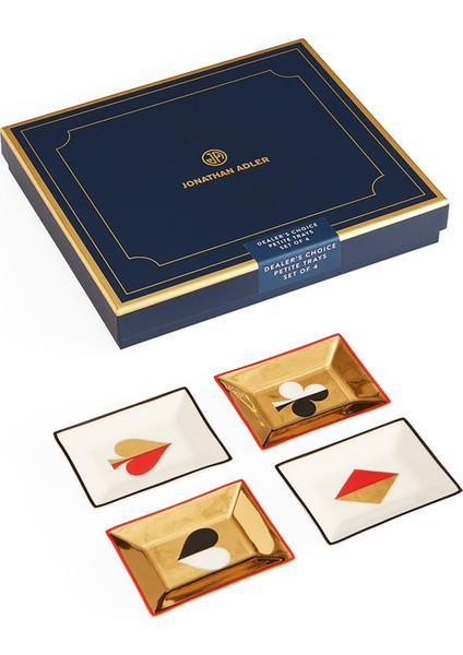 Dealer's Choice Petite 4lü Seramik Dekoratif Tabak fiyatları