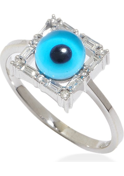 Pırlanta Detaylı Kadın Altın Yüzük