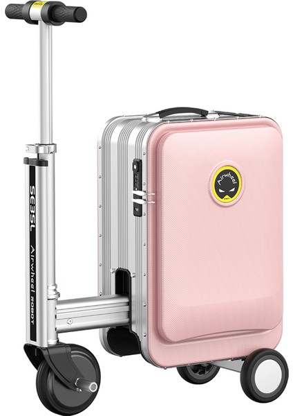 SE3SL Pembe Elektrikli Binilebilir Kabin Boy Scooter Valiz fiyatları